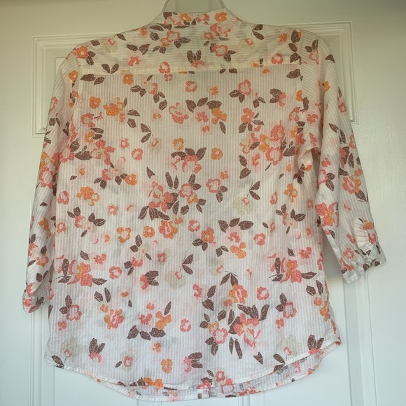 Woolrich | Floral Print Button Down Shirt - size M - Picture 4 of 8